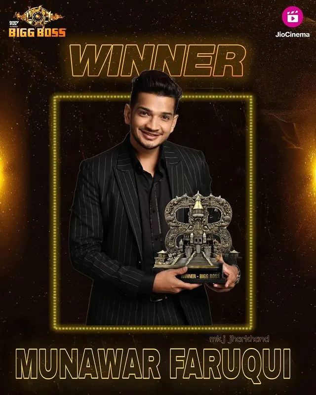 Bigg Boss 17 winner MUNAWAR FARUQUI